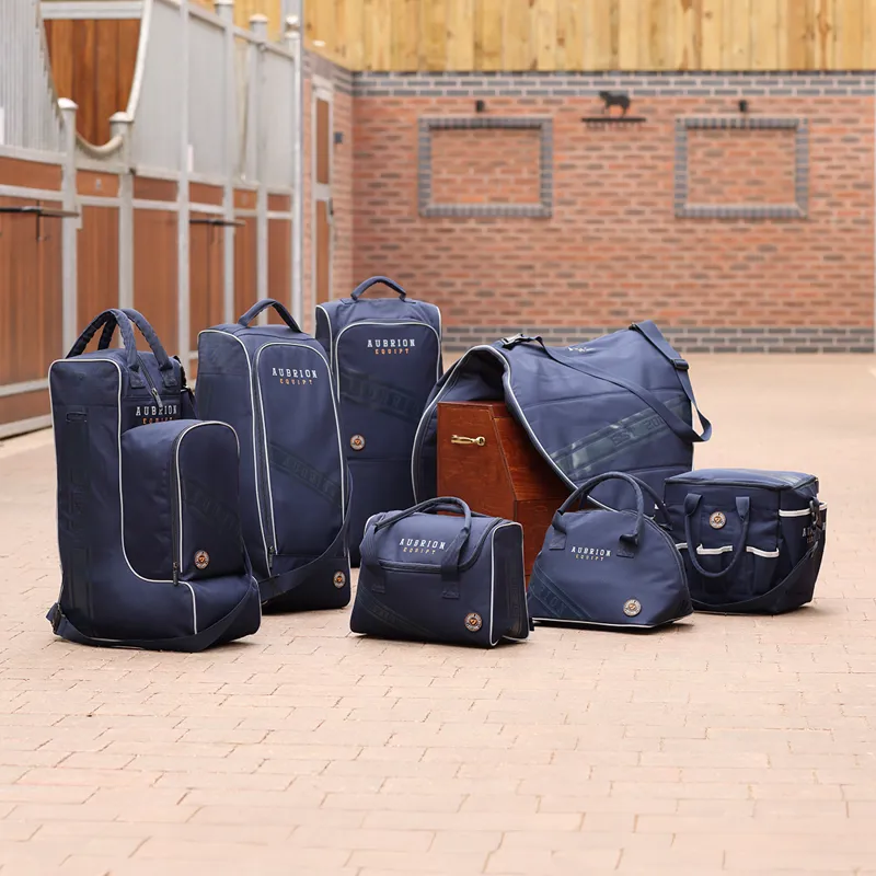 Aubrion Equipt Large Grooming Kit Bag - Navy-6